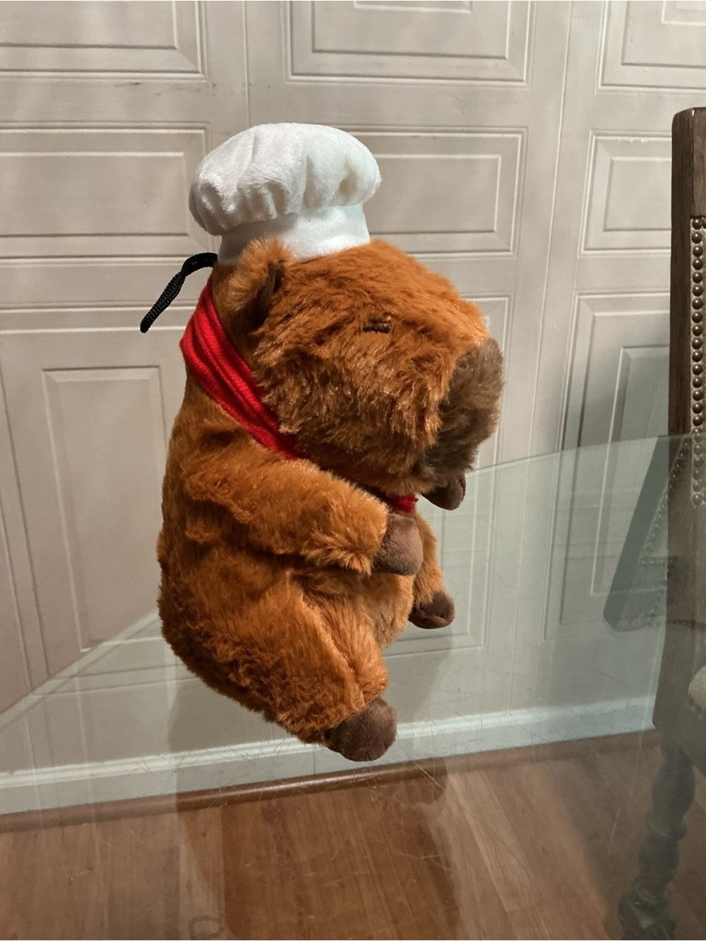 Brand New Patchwork Capybara With Chef  Hat 10” Dog Toy With Squeaker